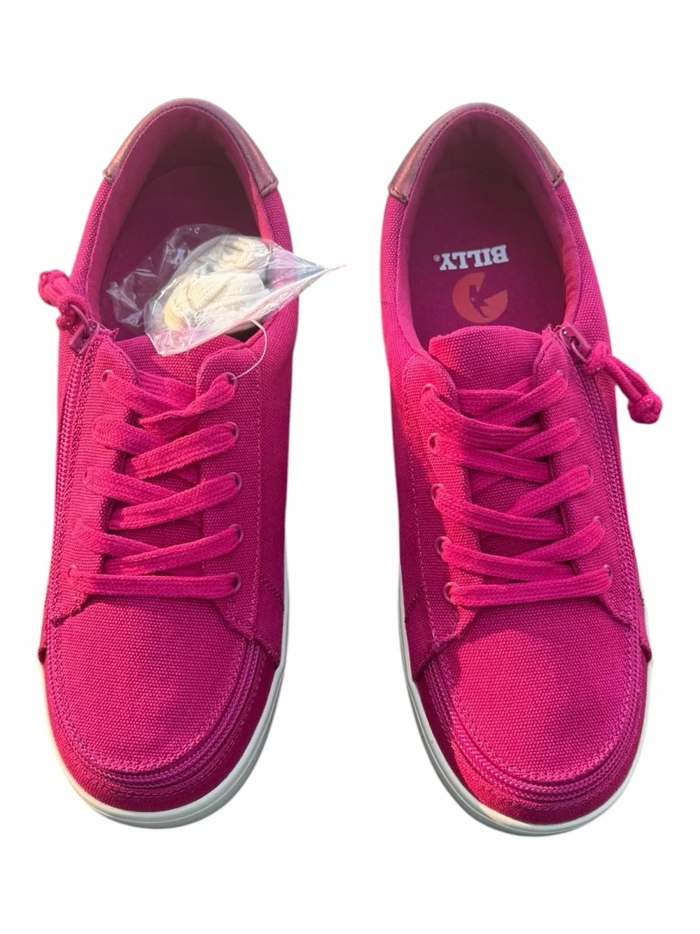 Billy Footwear Orchid Sneakers Women’s Size 7.5 NIB Adaptive Zip Shoes